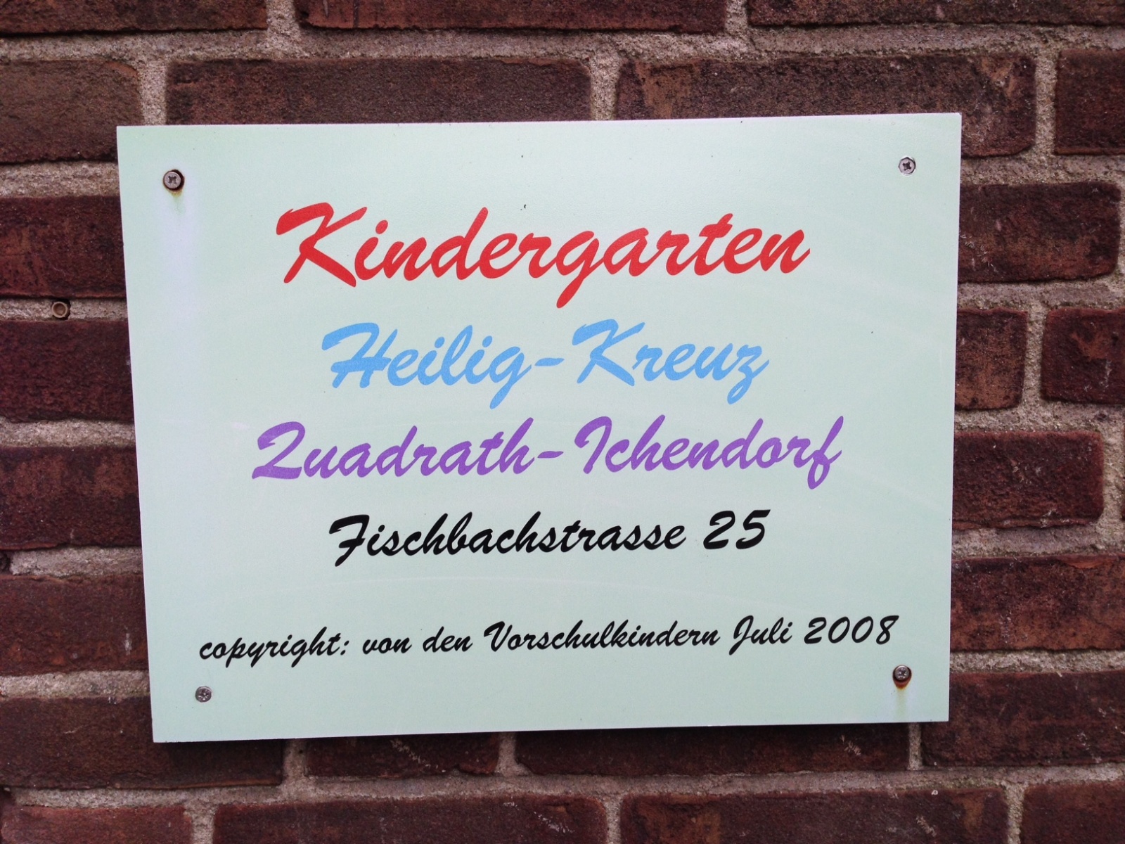 Kath. Kita 'Fischbachstraße'