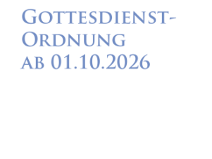 Gottesdienstordnung